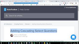 3 Creating Advanced forms CASCADE SELECT