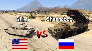 GTA 5 - ТАНК RHINO VS ЧЕРНОБОГ (ЧТО ЛУЧШЕ?)