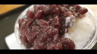 팥고당 컵빙수 🍧 Red bean shaved ice