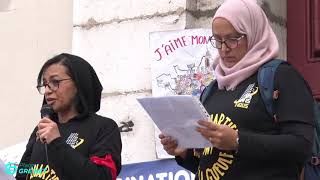 Rassemblement contre l'islamophobie à Grenoble