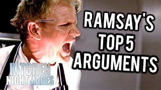 Gordon Ramsay's Top 5 British Arguments on Kitchen Nightmares UK