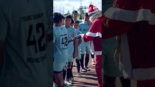 Christmas cheer met football fever on the field! 🎅⚽