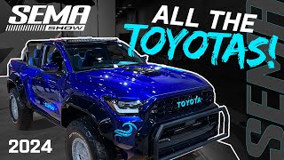 Every Toyota Truck Build at SEMA 2024! | New 2025 4Runners, Tacomas, Tundras, \u0026 More!