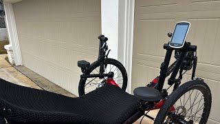 Catrike 700 Recumbent Trike with 750 watt motor and wireless 1x12 shifting