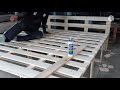 wooden pallet bed เตียงไม้พาเลท 6 ฟุต ไม้พาเลท งานไม้