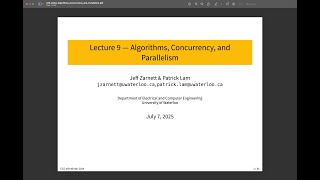 ECE 459 Lecture 9: Parallelism