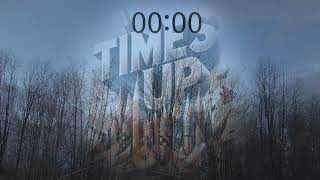 20 min cloudy tree top timer : time-laps : clearing sky : no sound