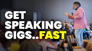 5 FAST ways to get PAID Speaking Gigs [fill your calendar]