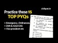 TOP 15 UPSC PYQs ON ORDINANCES , EMERGENCY , CONSTITUTIONAL AMENDMENTS ETC || PRELIMS 2026