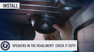 A New Look & Sound For YOUR Chevy C10 / 67-72 Chevy C10 Highliner Headliner w/Speakers Install