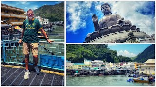 Hong Kong travel day to Tian Tan Buddha, Tai O fishing village & finishing at Golden Bauhinia Square