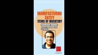 CA FINAL | IND AS 2 | MANUFACTURING ENTITY | ITEMS OF INVENTORY