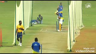 MS Dhoni Practice session for IPL 2021 | CSK Practice Match |