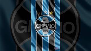 ⚽ GRÊMIO PORTO ALEGRE 👉 Football Club Logo Flag Animation Loop Background 🇧🇷 Brazil Club