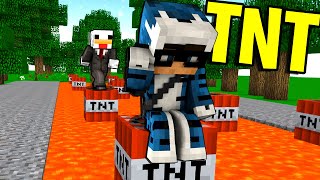 LA CORSA DELLA MORTE SULLA TNT DI MINECRAFT ITA!!