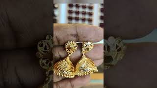 fashion jewellery gold covering jimikki Chidambaram