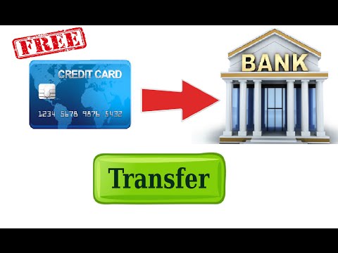 Transfer money from credit card to bank account FREE Transfer money from credit card to bank account FREE