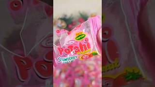 ASMR | Potchi Strawberry Gummy Candy #shorts #sweets #strawberry #gummy #yummy