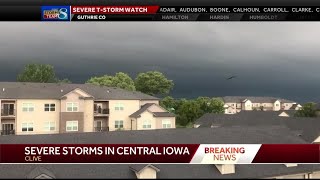 Severe storms bring widespread damage to central Iowa