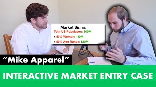 Full Interactive Consulting Interview Case (Market Entry) | Case Interview Prep - \