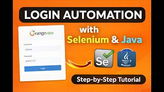 Selenium Login Automation with Java | OrangeHRM Step-by-Step