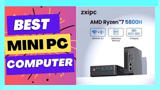 ZXIPC AMD Ryzen7 5800H 4800H 4500U Mini PC Computer Gaming Pocket Dual