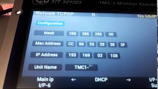 TMC 1 IP DHCP