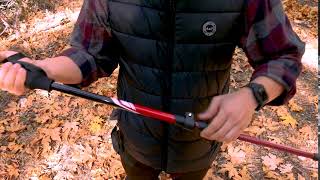 Adjusting Height with Flip Locks - Hardy Hikers