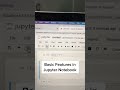 Basic Features of Jupyter Notebook | BioCode: Learn Bioinformatics
