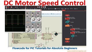 16- DC Motor Speed Control | Flowcode Beginners Tutorial
