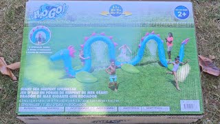 Costco Item Review H2O GO! Giant Sea Serpent Sprinkler Dragon Water Inflatable Toy Review