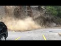 video shows rockslide crashing down into gatlinburg supermarket parking lot