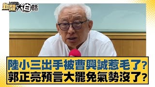 陸小三出手被曹興誠惹毛了？郭正亮預言大罷免氣勢沒了？【#新聞大白話】20250225-2｜#葉元之#游淑慧#陳揮文