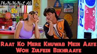 WhatsApp Status - Bholi Si Surat With Lyrics - Dil To Pagal Hai - Shahrukh Khan Best Song