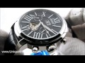 Ingersoll IN1815BK Nashville Black Dial Stainless Chronograph Automatic Watch