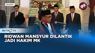 Berita Pemilu - Anwar Usman Tak Hadiri Pelantikan Ridwan Mansyur