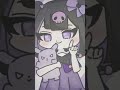 【イラスト】※擬人化 誰を描いてるでしょう❓ イラスト サンリオ illustration sanrio kuromi クロミ