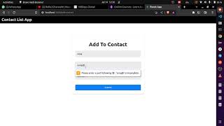 contact list coding ninja skill test