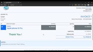 Design a responsive invoice page using HTML, JavaScript, CSS and Bootstrap | Web task 32