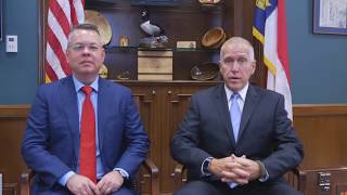 Senator Tillis and Pastor Brunson Interview