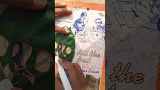 How to do leaf carving art lord Ganpati Bappa 🙏🏻♥️🔥😱😱😱#viralvideo #leafart #ganpati