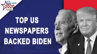 US Election 2020: Joe Biden backed by major publications | Donald Trump  | WION