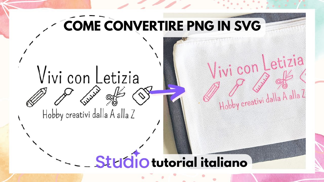 Come Convertire Png In Svg Studio Creative Fabrica Tutorial Italiano