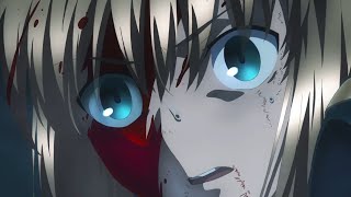 Shirou cut by berserker Fate