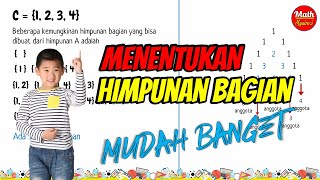 Menentukan Himpunan Bagian atau Himpunan Kuasa (Himpunan Part #2)