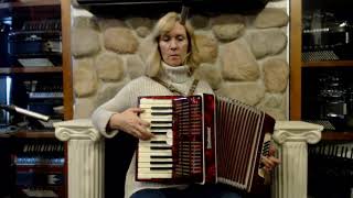 3160 - Red Weltmeister Piano Accordion LMM 26 32 $599