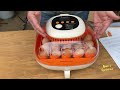 chickcozy 25 egg incubator for hatching chicks automatic egg turner temp and humidity control ad