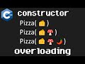 C++ CONSTRUCTOR OVERLOADING explained easy 👨‍🍳
