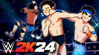 MCNOCHE DE LUCHA LIBRE CON EL MCTRIO 🤼‍♂️ - WWE 2K24 ft. Aldo y ElMariana | Roier