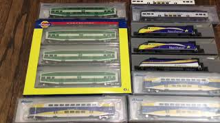 My N Scale Athearn Bombardier and mp36 collection